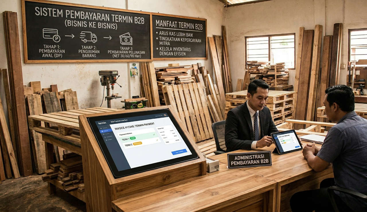Supplier Palet Kayu dengan Sistem Pembayaran Termin B2B